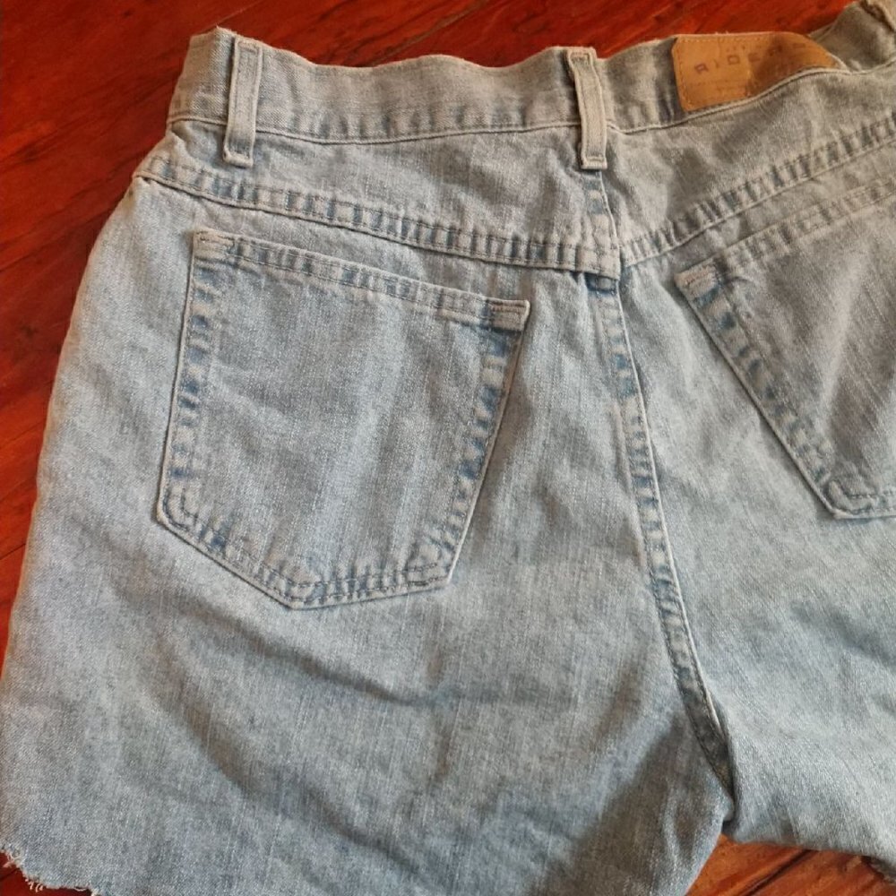 High Rise Denim Riders Shorts - Picture 6 of 8